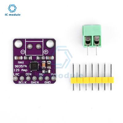 MAX98357 I2S Audio Amplifier Module Audio Amplifiers Filterless Class D Amplifier for ESP32 Raspberry Pi