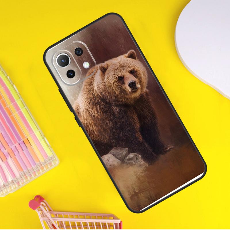 

Милый Мультяшный Медведь Чехол Для Xiaomi 14 13 Ultra 11T 12T 13T 14T Pro POCO X7 Pro X3 X5 F3 F5 F6 M6 X6 Pro Чехол POCO X3 Pro