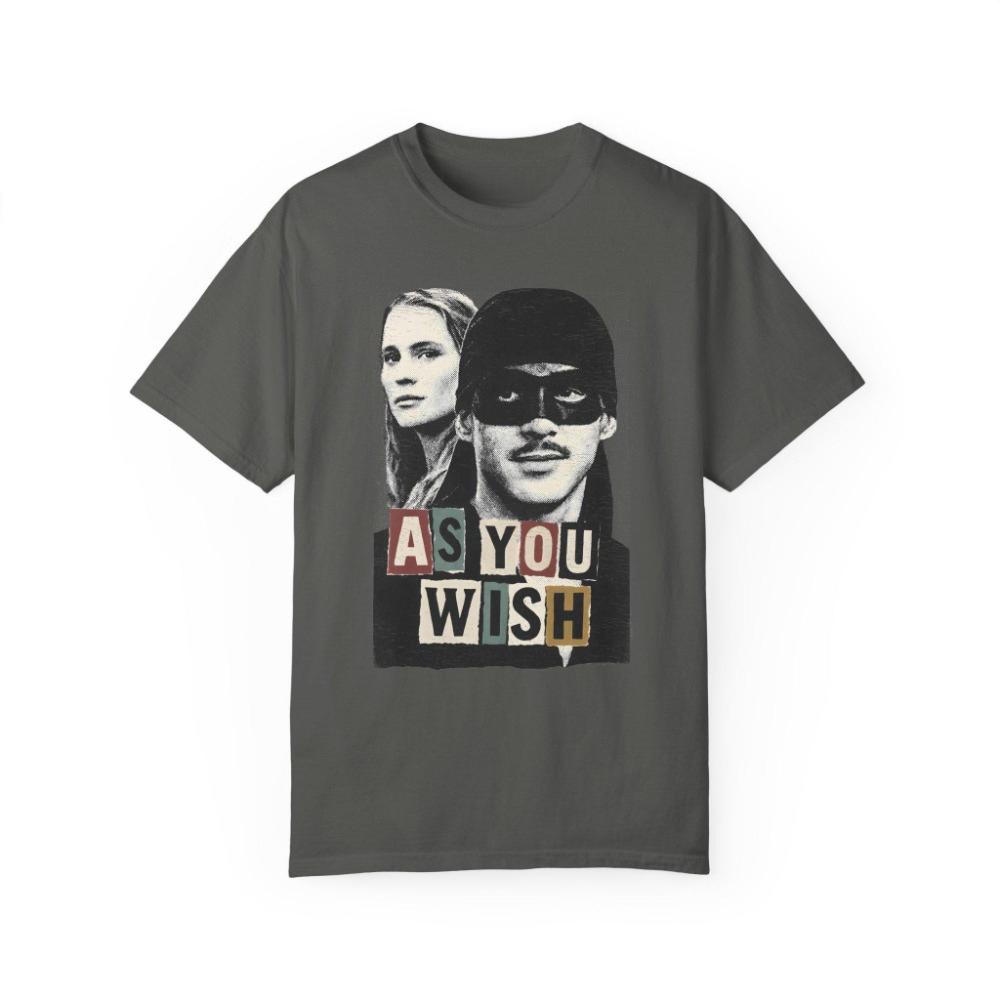 Princess Bride Tshirt Punk Westerly As You Wish Pattern Tshirt Casual Printed Womens Tshirt