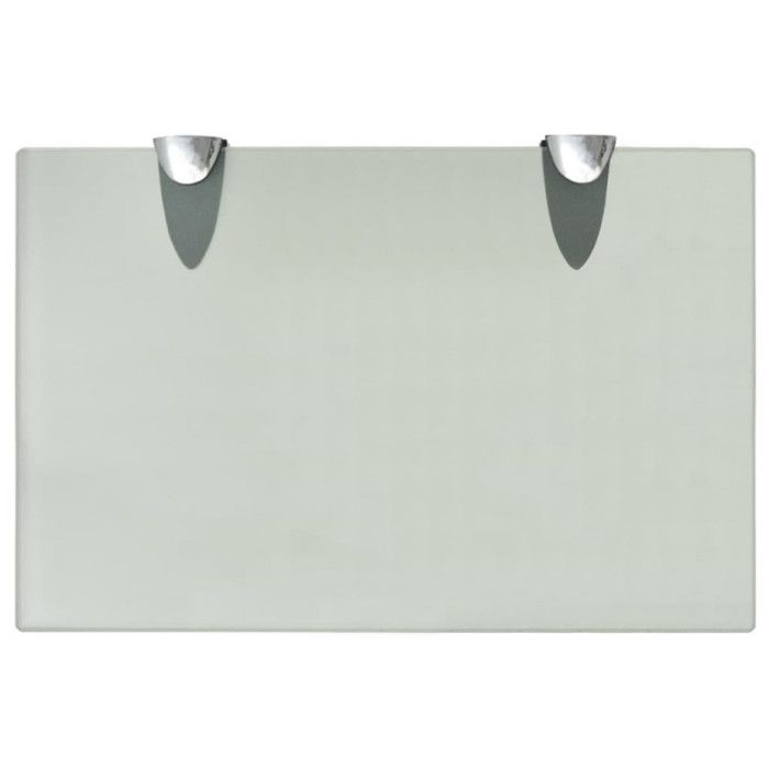 Étagère murale - vidaXL - 30 x 20 cm - Verre incassable - Givré - Design contemporain