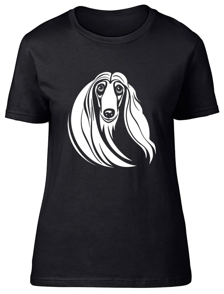 

Афганская борзая Домашняя собака Лучший друг Женская футболка Футболка в подарок для дам 3XL