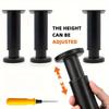 4pcs Adjustable Metal Furniture Legs with Height Customization - Ideal for Cabinets, Sofas & More