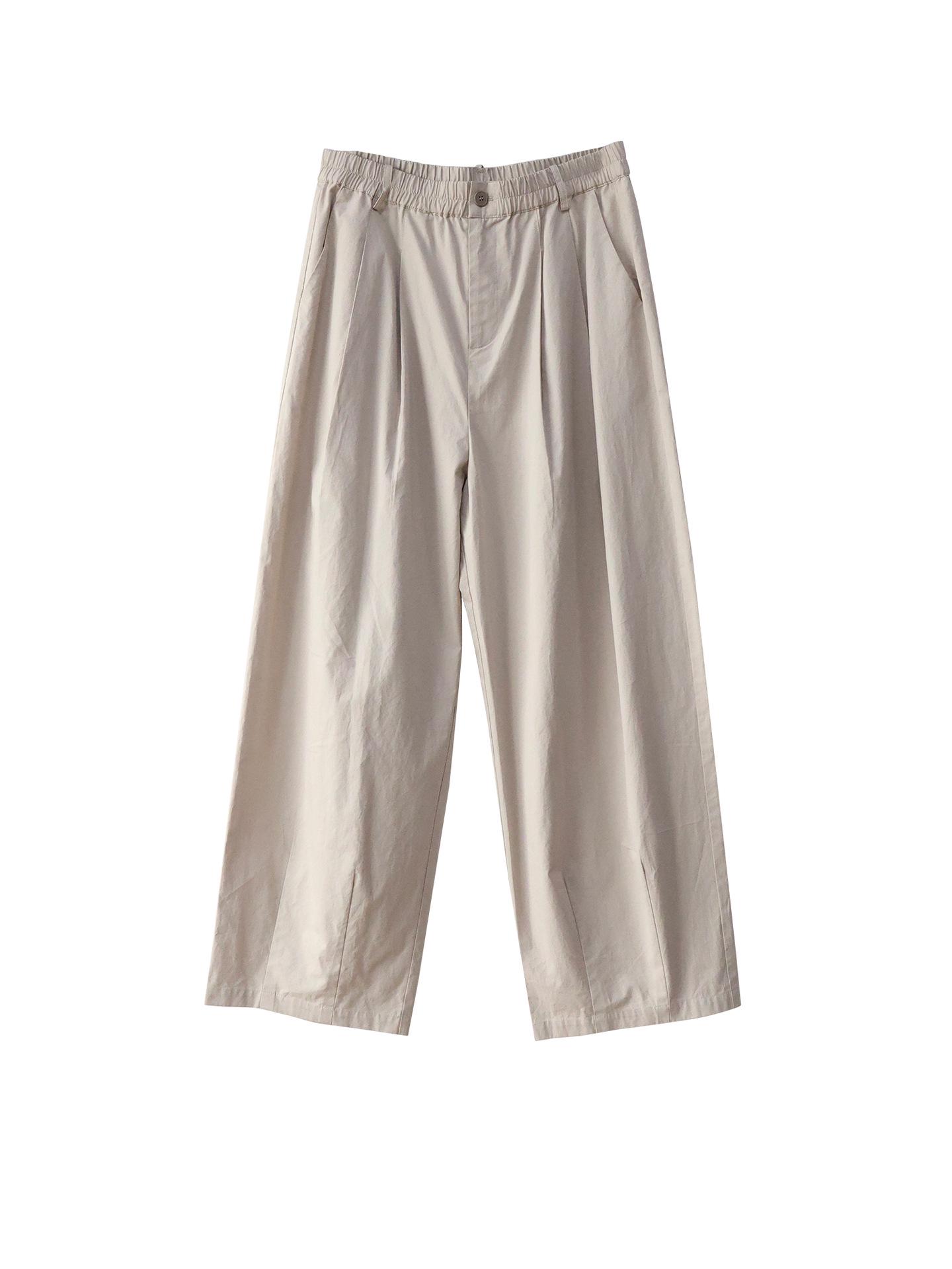 

Plus Size Women s Casual Loose Balloon Pants - Korean Style Wide Leg Versatile Trousers 2XL (70-85 kg) светло-серый