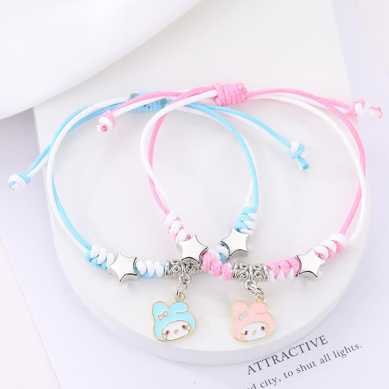 Bracciale intrecciato fatto a mano, braccialetto portafortuna, braccialetto intrecciato minimalista, braccialetto regalo colorato con apertura regolabile
