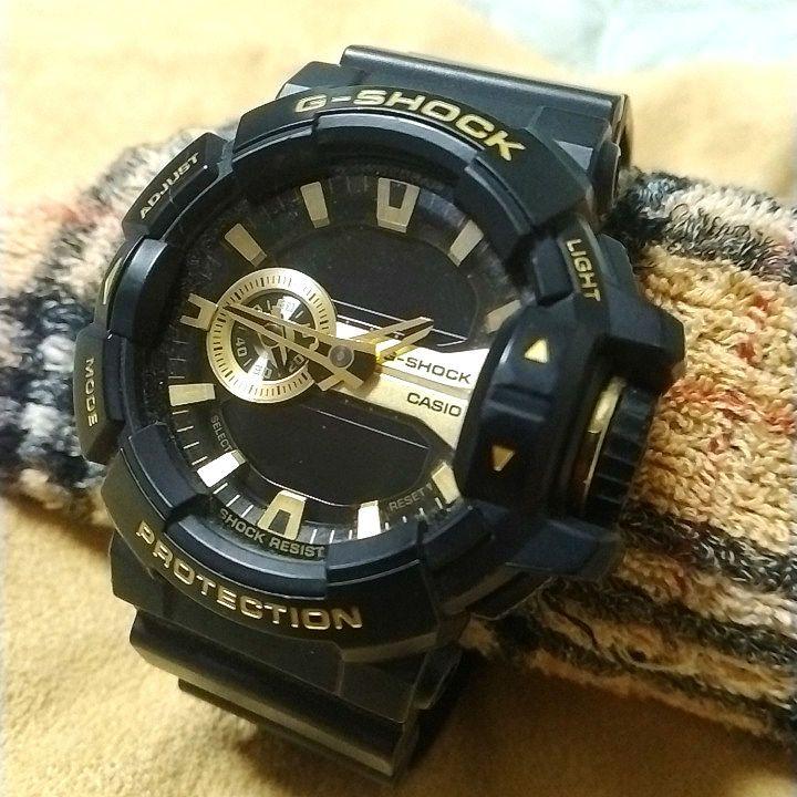 

[USED] Casio G-SHOCK GA-400GB Black Protection Men s Watch