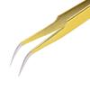 Professional Stainless Steel Tweezers for Eyelash Extension Fake Eyelash Grafting (Curved)