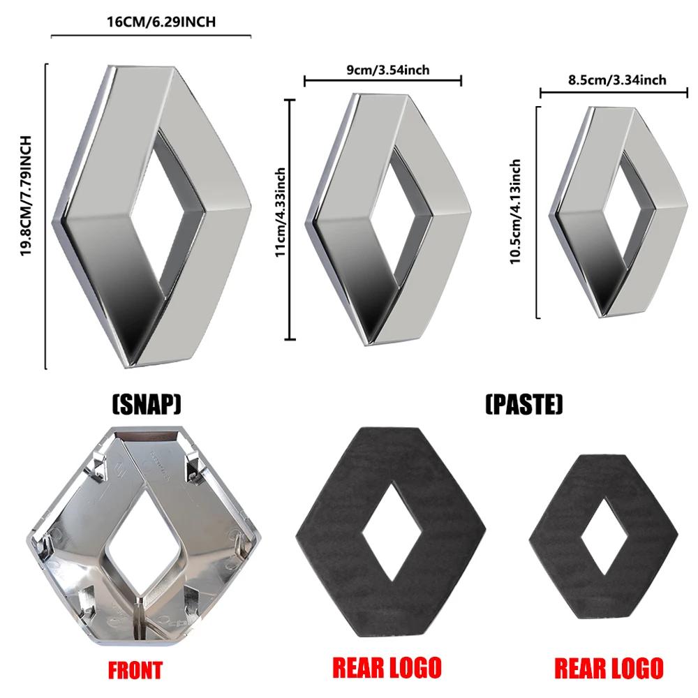 2026 Heiß Für Renault Radkappen Für Renault Talisman Clio 4 Megane 2 3 Fluence Kangoo Captur Scenic 2 3D Auto Front Emblem Hinten Tru