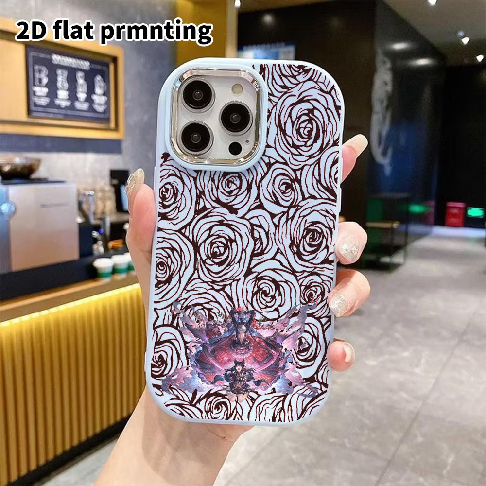 Phone Case: 2D Flat Design Suitable for iPhone 18 17 16 15 14 13 Pro Protective Case, Couple Style, Beast Ear Girl, Christmas and Halloween Gift