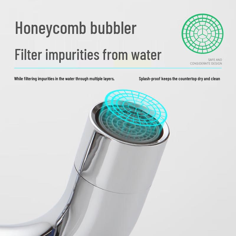 Shuizhisheng Edelstahl Drehbarer Beckenwasserhahn