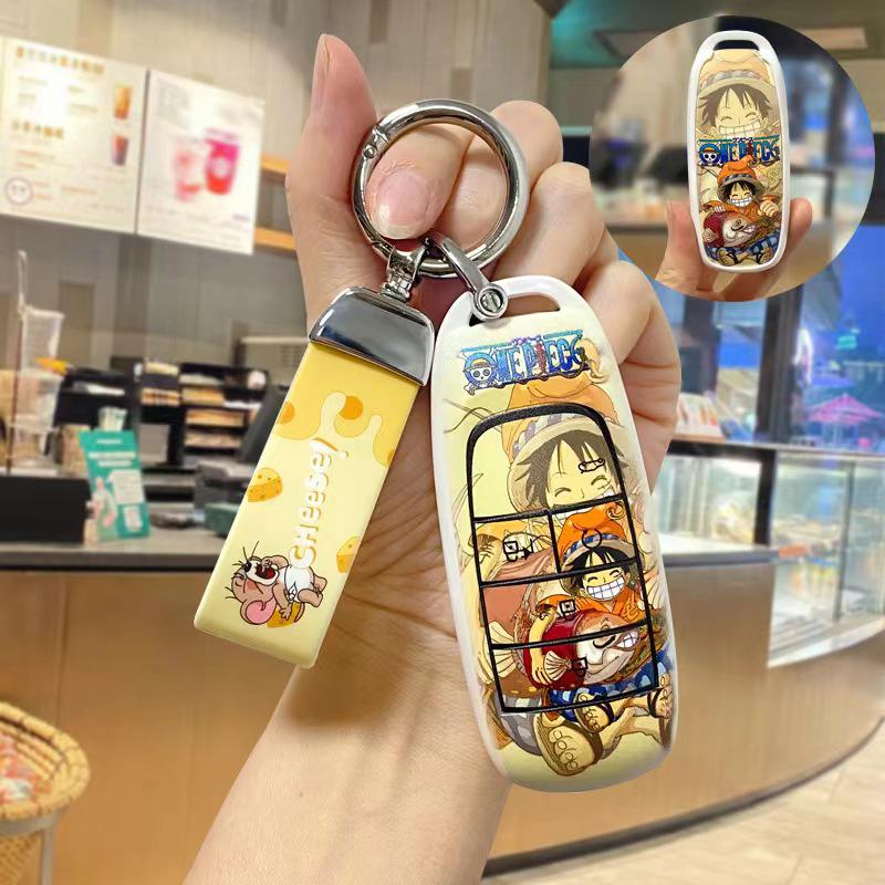 Aion Key Case & Charm Set: Cute Cartoon GAC Buckle Shell for 2023 Aion V Special 580