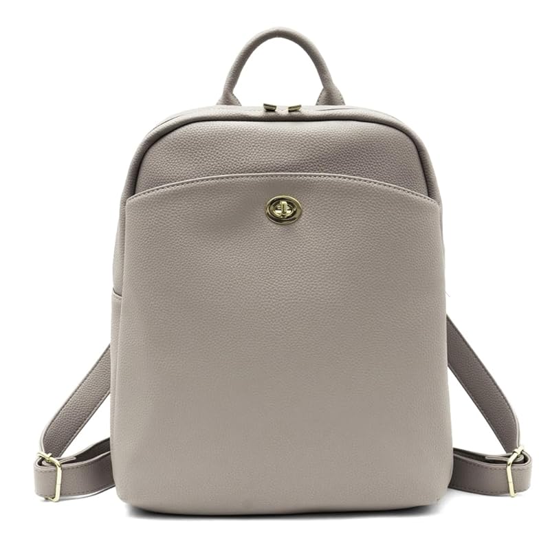 

[VITAFELICE] Vita Felice 8 pockets square rucksack ladies sib-20043p (light gray)