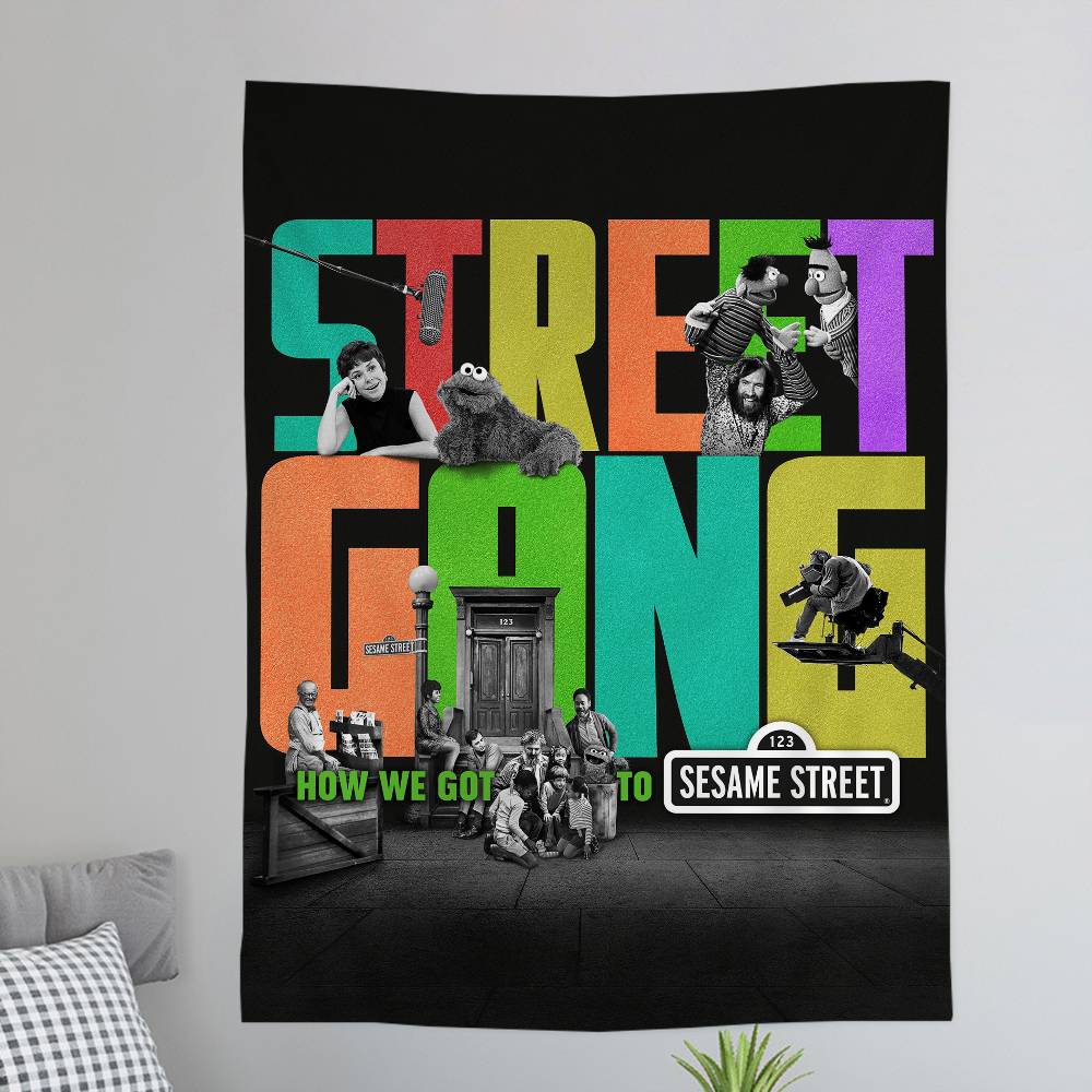 Cartoon SSesame SStreets Hippie Wall Hanging Tapestries for Living Room Home Dorm Decor Art Home Decor