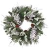 Premium-Realistic Wreath Christmas Pinewreath For Outdoor Window Mantel Artificial Door Holiday Ornament Pine Wreath For Winter