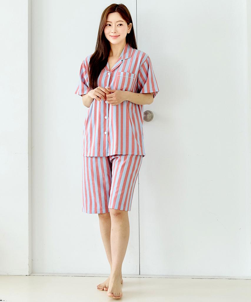 Pingkoko 2115 Skyble Short Sleeve Women'S Pajama Set