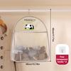 1/2/3 Layer Breathable Visible Storage Mesh Hanging Bag Socks Underwear Bag Wardrobe Organizer Toy Doll Large Bag With Hook