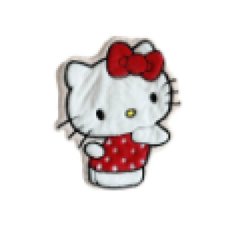 KT Cat Cartoon Children's Coral Fleece Hand Towel - Cute, Hanging, Double Layer, Thick, Absorbent, and Soft.