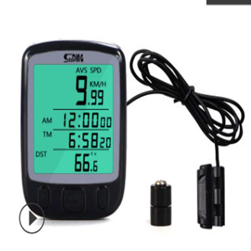 Fahrrad-Tachometer mit Kabel für Mountain- und Rennräder