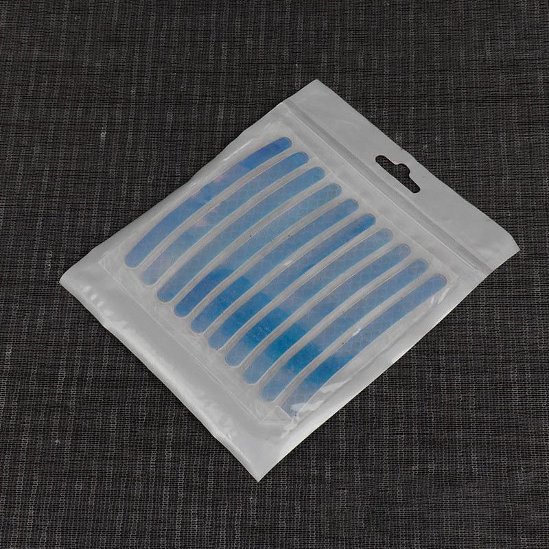 20Pcs Rainbow Car Wheel Reflective Sticker Personalized Motorcycle Electric Bicycle Colorful Anti Night Light Decorative Sticker