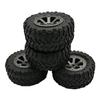 4Pcs 1/16 Scale RC Car Rubber Wheel Rim Tire Tyre Part for WPL B-14 FY001