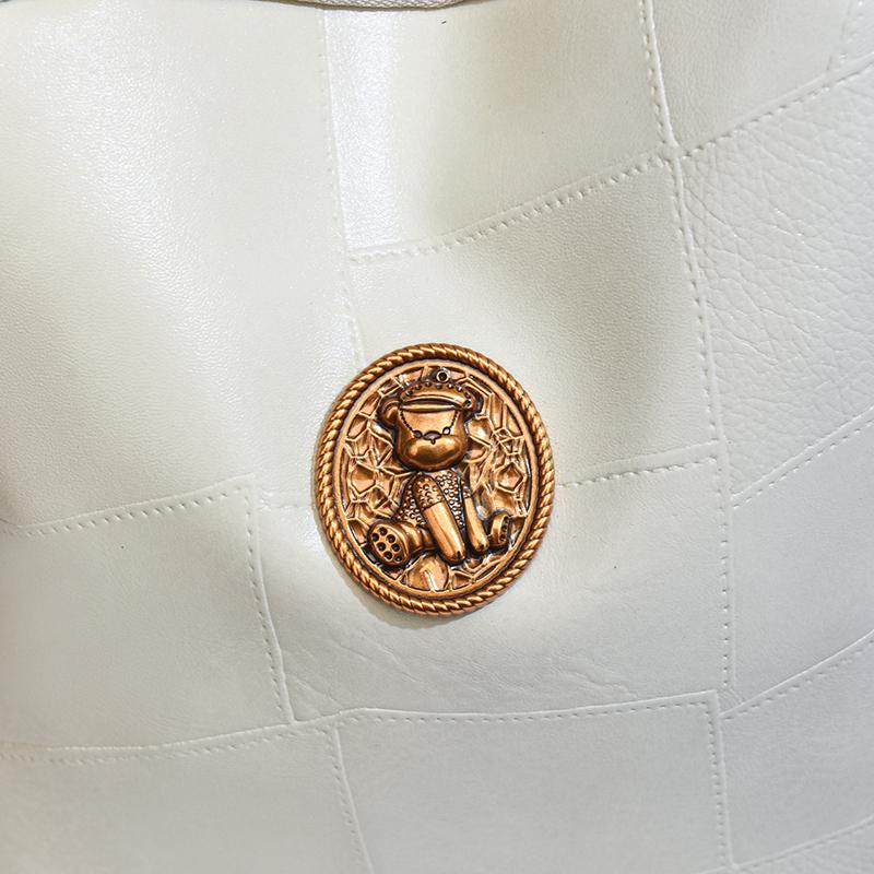 Мягкий кожаный женский рюкзак — фото 16