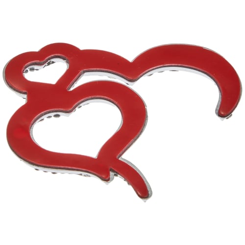 [AWESOME/Awesome] Deco Emblem Charm Design: Double Heart ASCM-006d