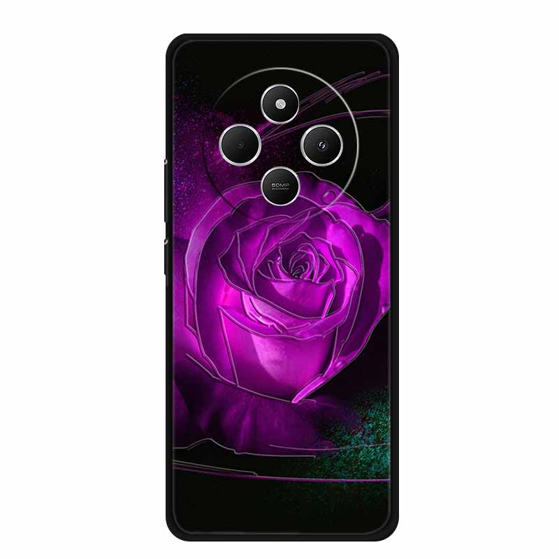 3D Emboss Case For Vivo Y300 Pro 5G Phone Case Relief Flowers Soft Silicone Coque For Vivo Y300 Pro Back Cover Case Funda Shell