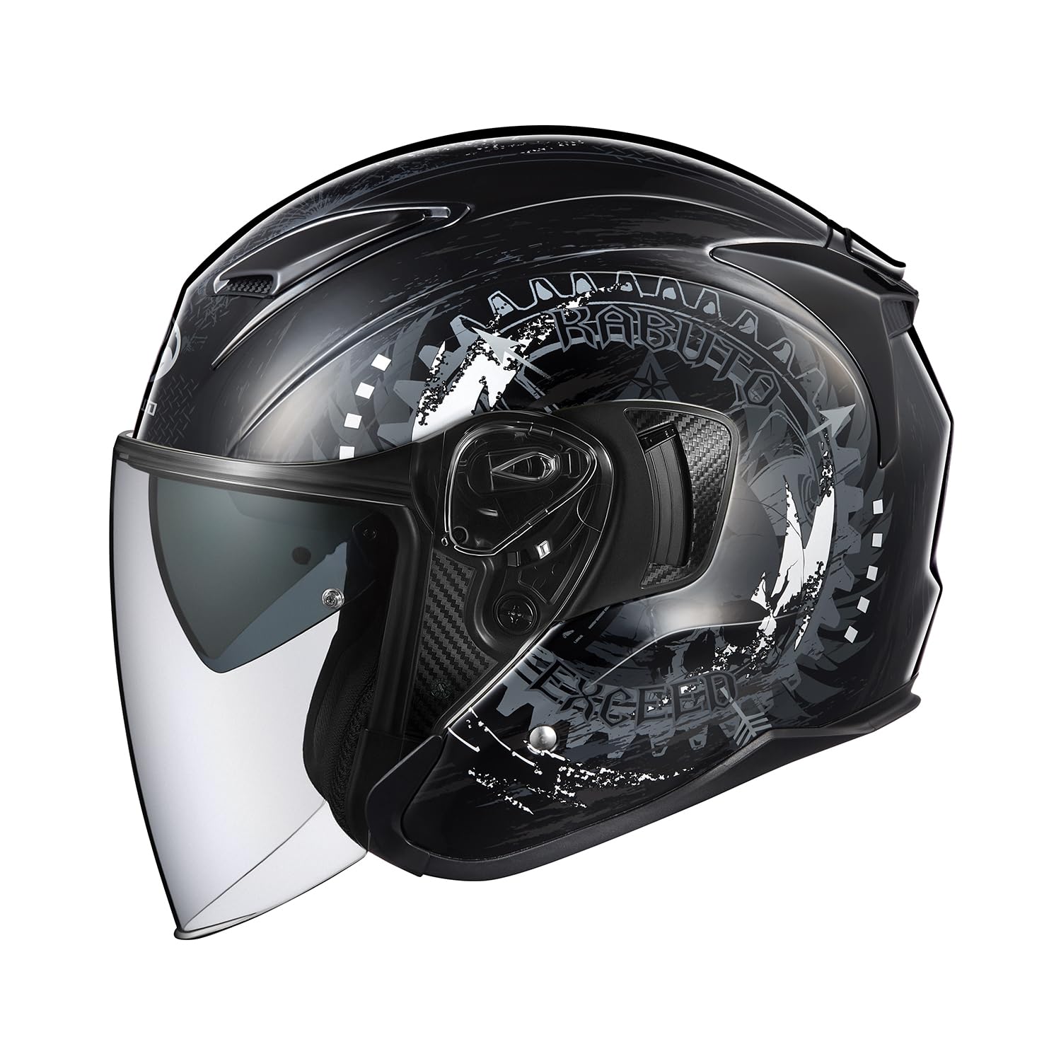 

Мотоциклетний шолом OGK KABUTO Jet EXCEED DARKNESS Black Gunmetal (Я вам)