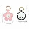 PU Leather Magnetic Hat Clip Portable Durable Travel Sun Hat Holder Flower Design Travel Bag Accessories Outdoor Activities