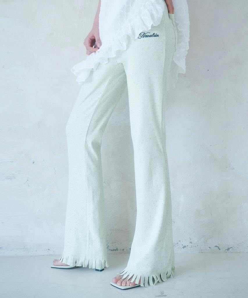 New Arin Pop Pop High-Waist Raw Hem Pants(3Colors)
