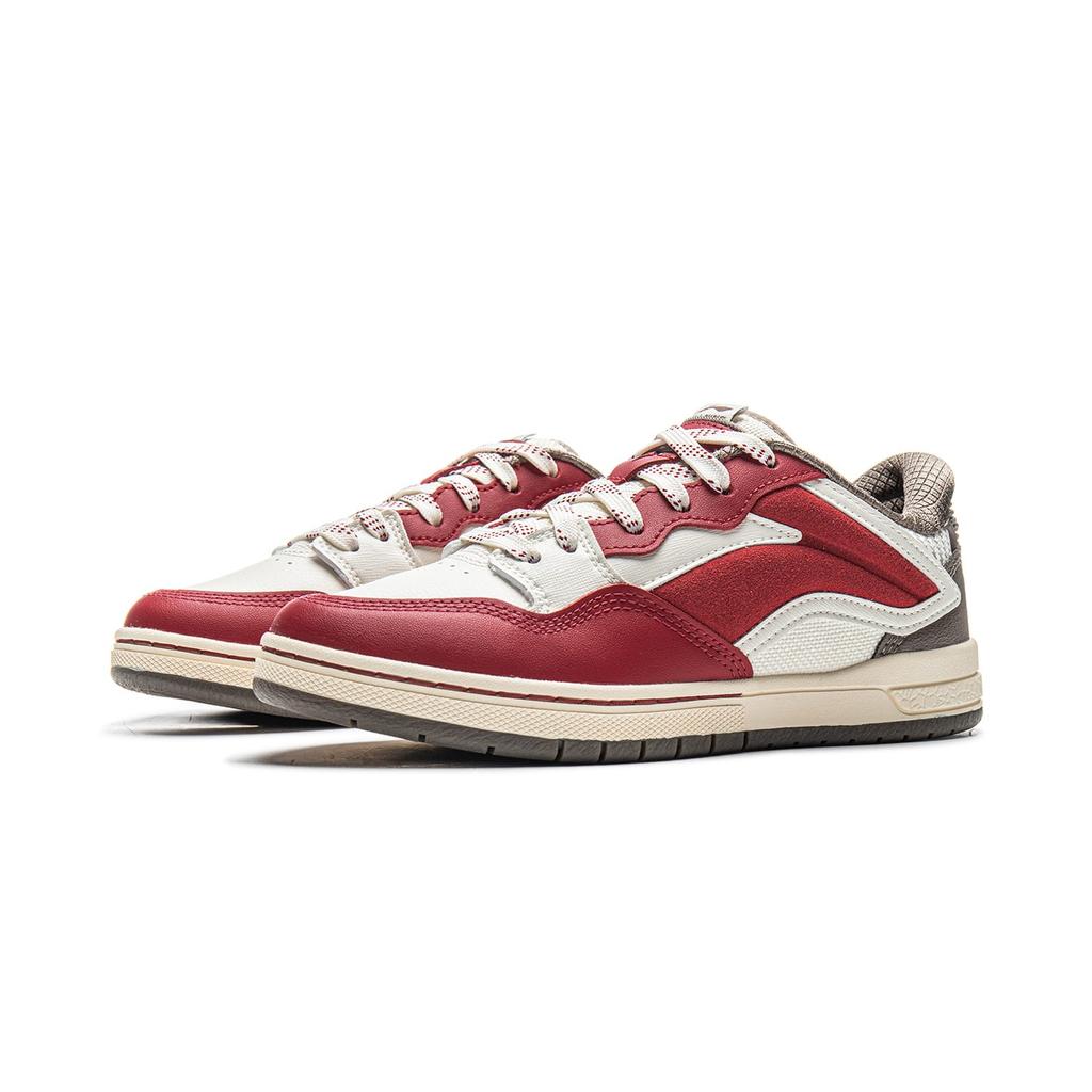 Li Ning Low top Skateboard Shoes Women's Red Beige AEPV036-3