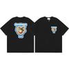 Streetwear Graphic T-Shirt Men Women Loose Fit Short Sleeve Cotton Tee