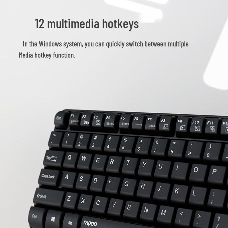 Rapoo E1050 Compact Wireless Keyboard