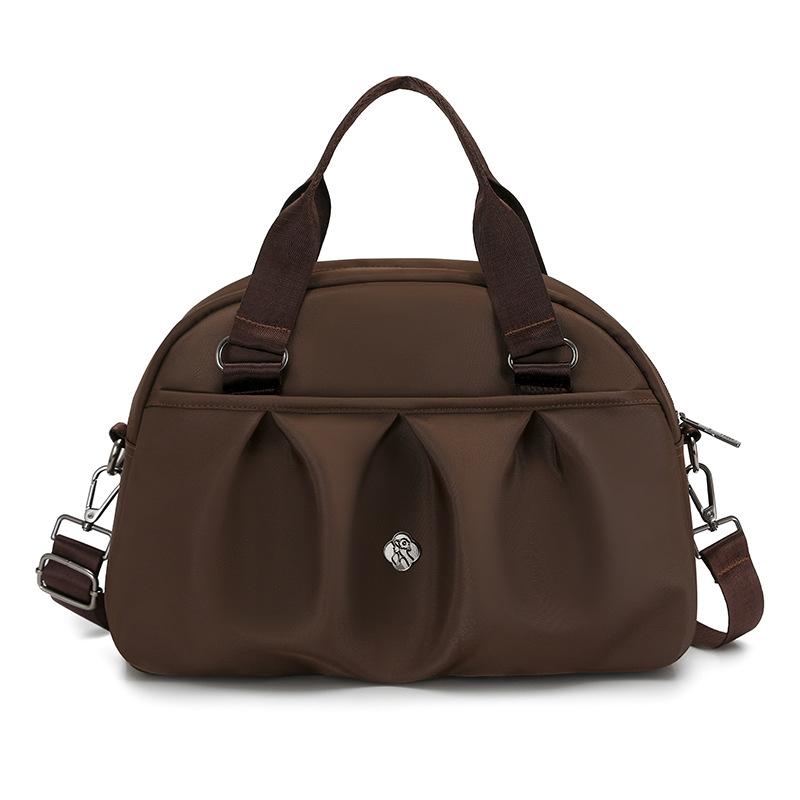 Women's Shoulder Bag Nylon Handbag Lightweight Multi-Layer Waterproof Crossbody Bag