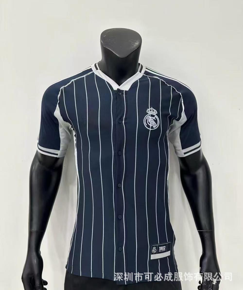 2526 baseball jersey Real Madrid team Liverpool Paris Juventus Chelsea new sports T-shirt football jersey S