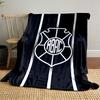 Black and White Shield Pattern Blanket for All Seasons Blanket Lunch Break Throw Gift