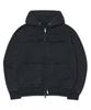 Nomanual R.P Layer Hooded Zip-Up - Washed Black
