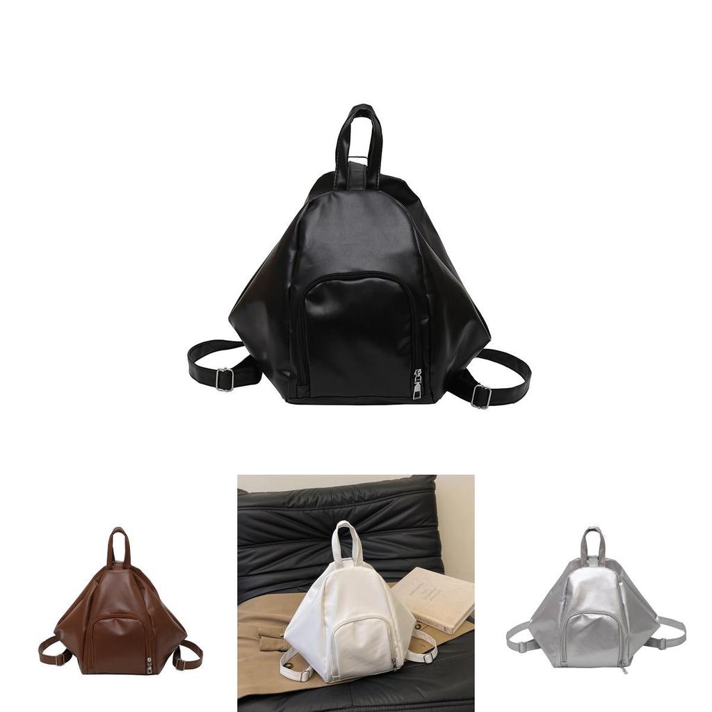 Borsa a tracolla casual da donna, di grandi dimensioni, a forma di raviolo, tinta unita, per donna