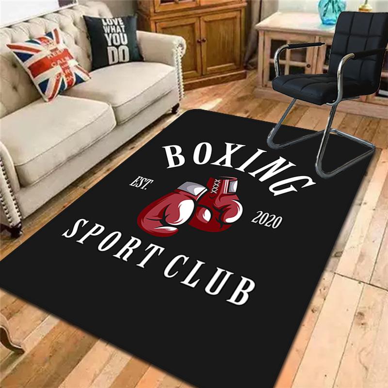 Boxing Gloves Rug Floor Mat for Living Room or Bedroom Soft and Comfortable Carpet a Gift for Birthday and Holiday.MFF0918223
