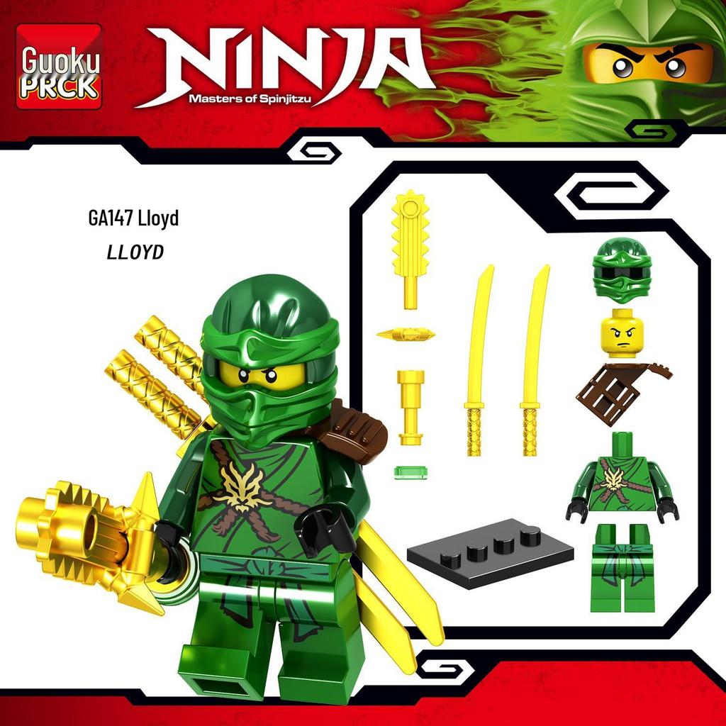 Guoku GA131-148: Compatible with Phantom Brick Minifigure Ninja Building Toy (Lego)