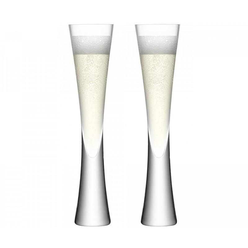 2 Pcs British Moya Champagne Flutes Wedding Party Sparkling Wine Glass Crystal Aperitif Goblet Sherry Cups Restaurant Glassware