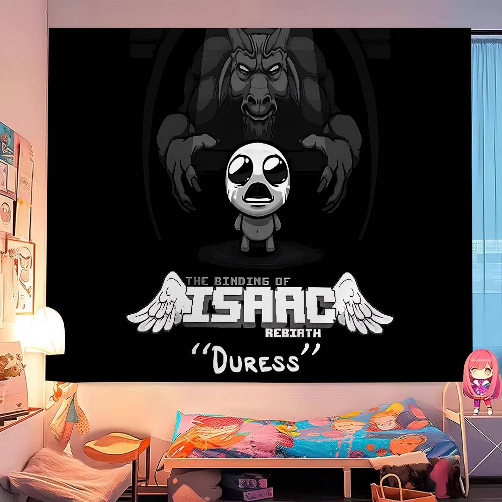 El Binding Of Isaac Tapiz de Pared Grande Impreso Decoración para Colgar en la Pared Decoración del Hogar Manta