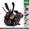 Kung Fu Tea Set Accessories Tea Ceremony Six Gentlemen Set Solid Wood Tea Spoon Bamboo Shovel