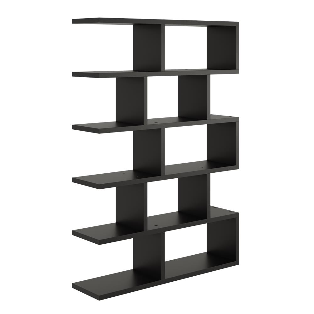 Modern Open Wall Shelves, Bookcase - No. 4 White