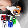 4Pcs Aluminum Alloy Car Tire Valve Cap Auto Wheel Accessories For M Sport M1 M3 M4 M5 M6 E90 F30 F10 E87 X3 X4 X5 X6