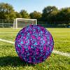 1pc Abstract Geometric Theme Soccer Ball Football, Size 5, Lightweight PVC, Outdoor Training Soccer Ball,Gift j60431