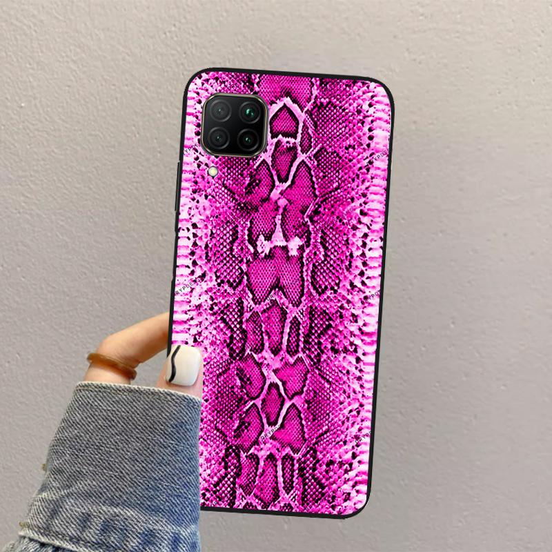 Ormskinnsmönster För Huawei Nova 10 9 SE 8i 11i 12i 12s Y60 Y61 Y70 Y90 Y72 Y73 Y91 P60 Pro P40 P30 Lite Fodral