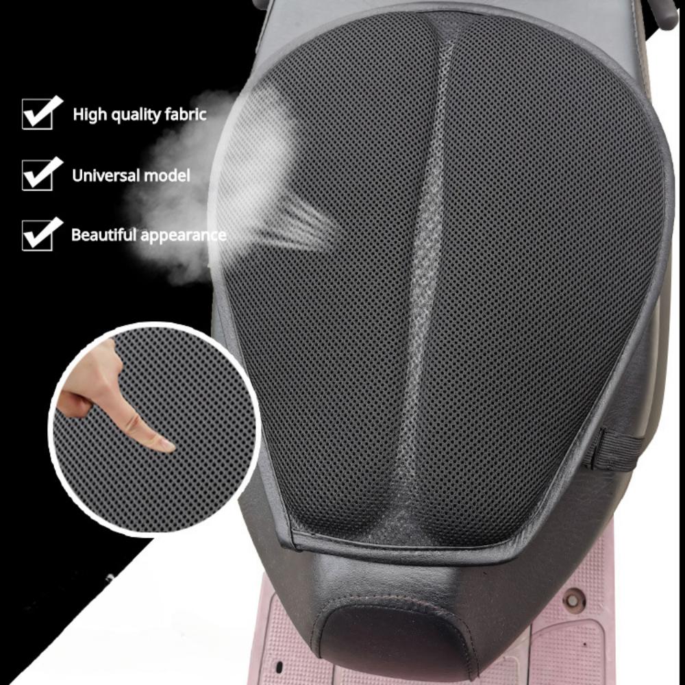 Motosiklet yastığı şok emilimi ve nefes alabilen dört mevsim elektrikli araç yastığı