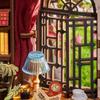 ROBOTIME Rolife 3D puzzle Silent Corner Study DIY Book Nook TGE02