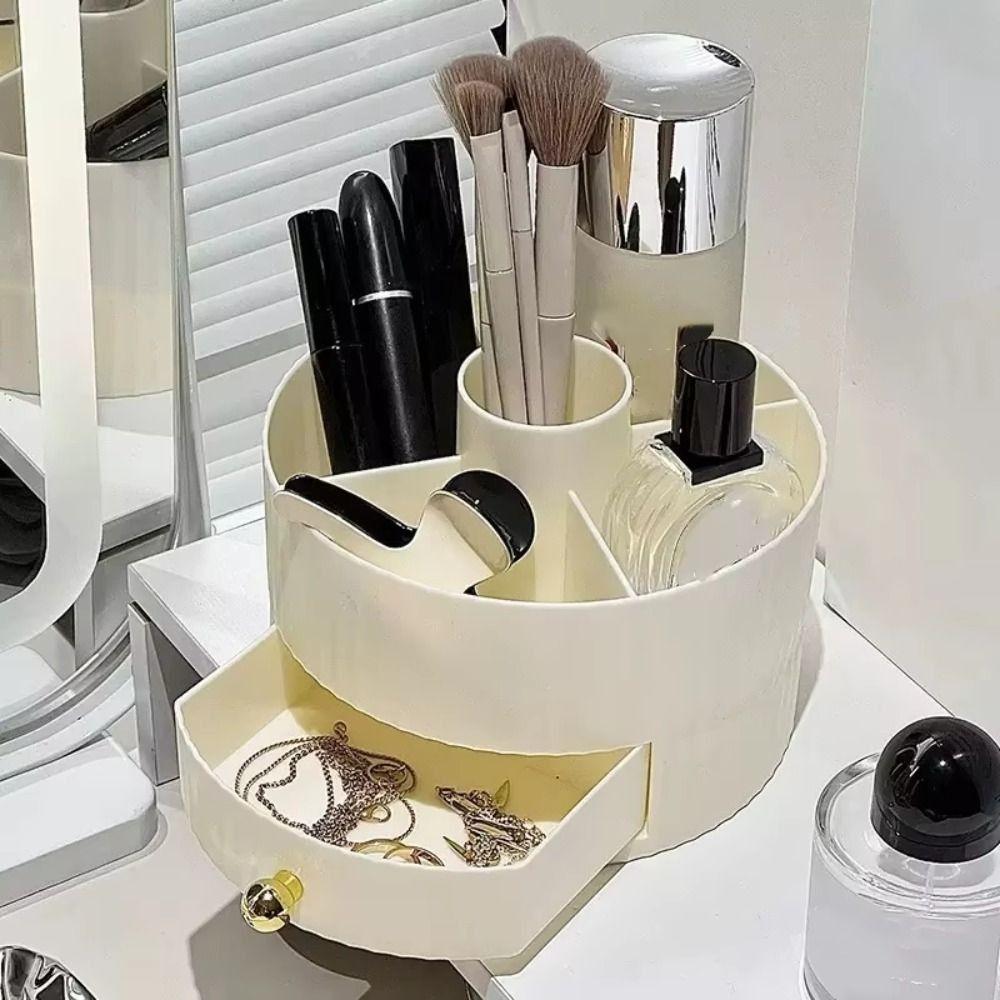 Mit Schublade Make-up-Pinsel-Organizer Große Kapazität Hautpflegeprodukt-Regal für Schminktisch