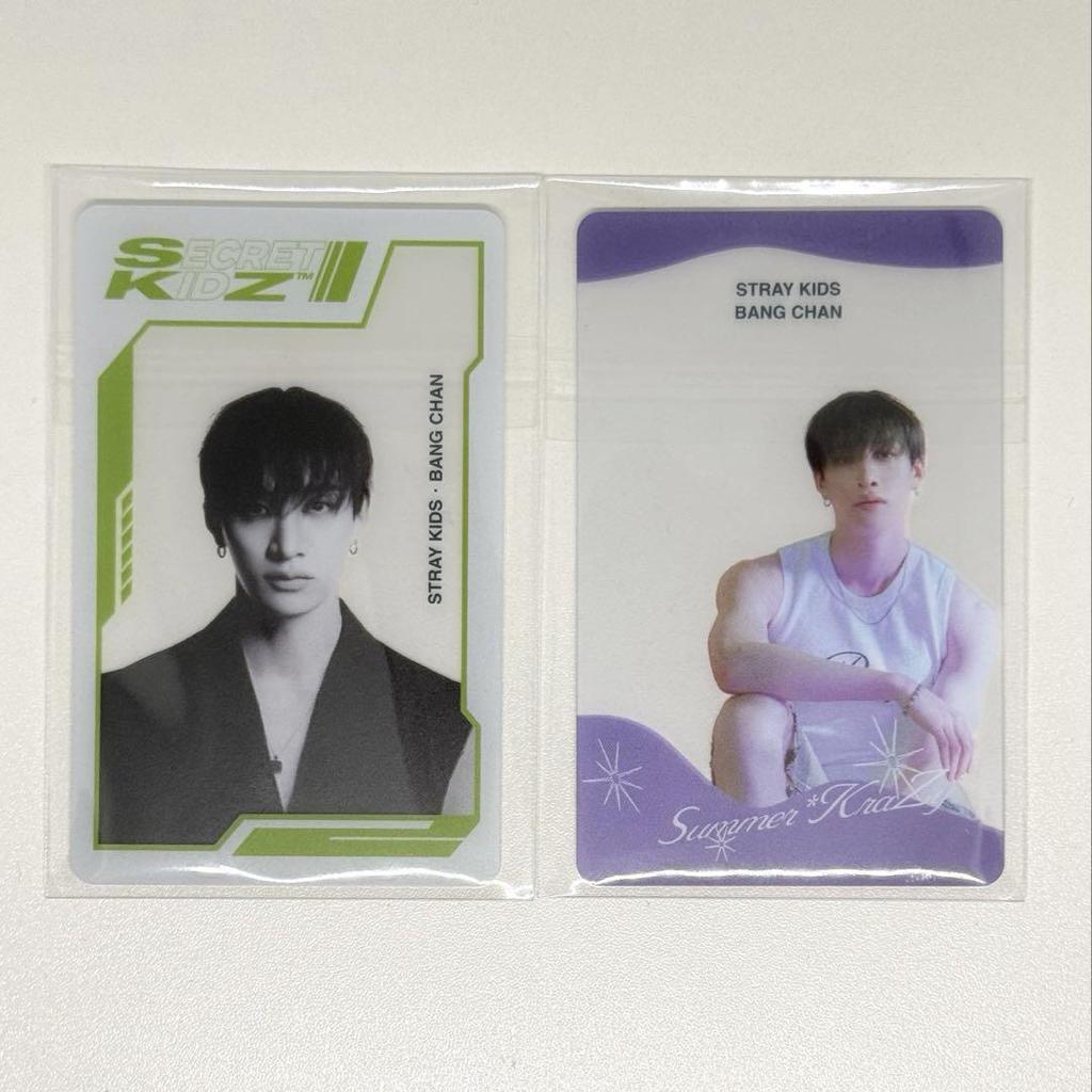 [USED] Stray Kids Bang Chan DICON No. 21 Japan Bonus Clear Trading Card